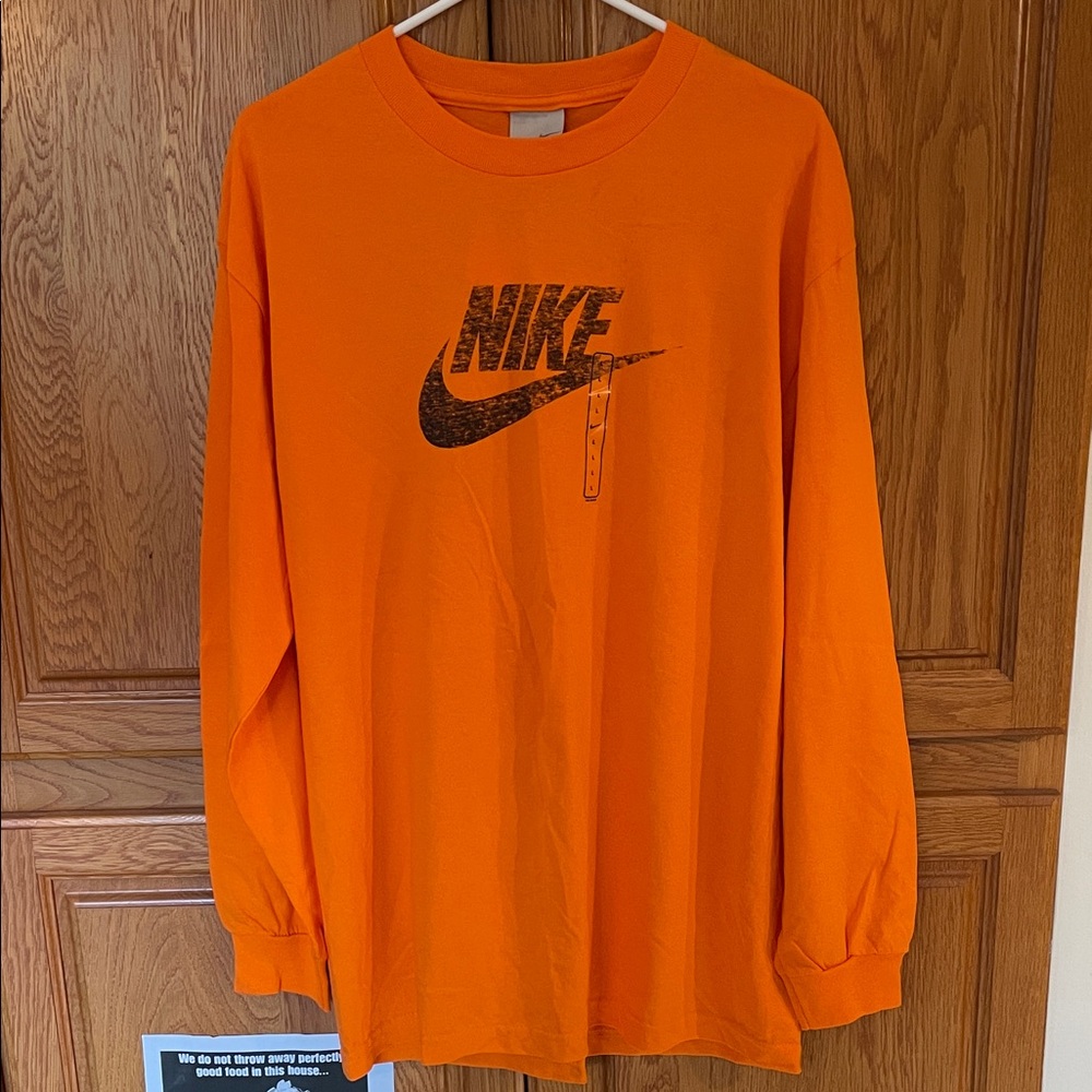 Nike Bright Orange long sleeve shirt